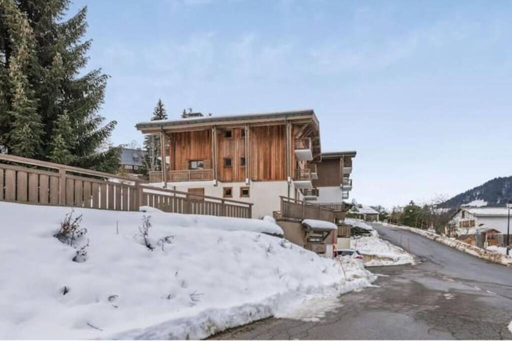 Charmant T2 Megeve, 10 Min A Pied Du Centre Exterior photo